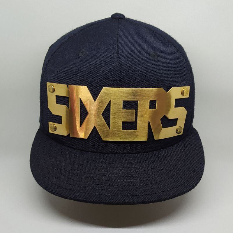 topi nba philadelphia sixers 76ers plat besi by hyflat second bekas