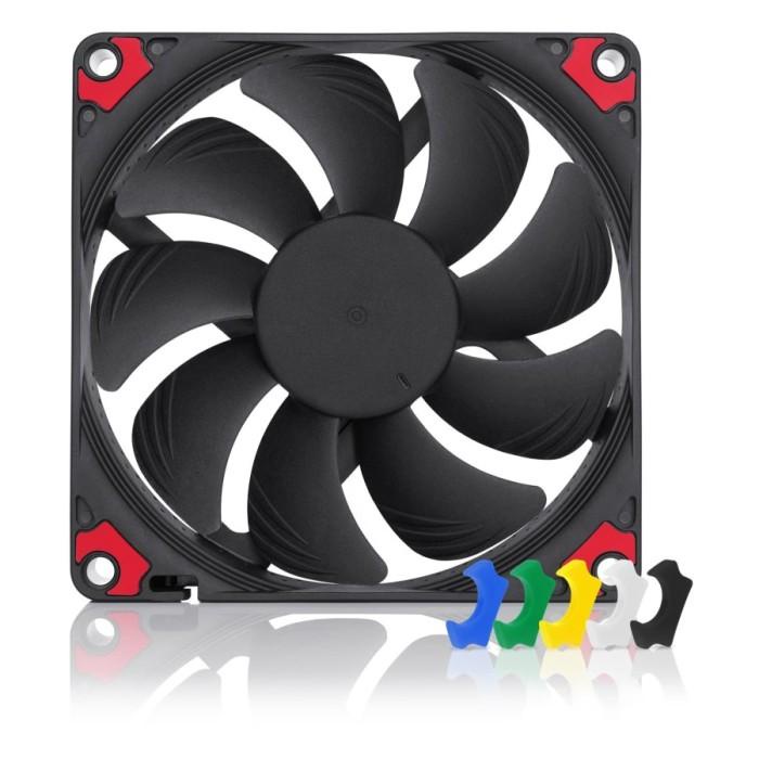 Noctua NF-A9x14 PWM CH.BK.S - 92mm Chromax Fan Case 2500Rpm