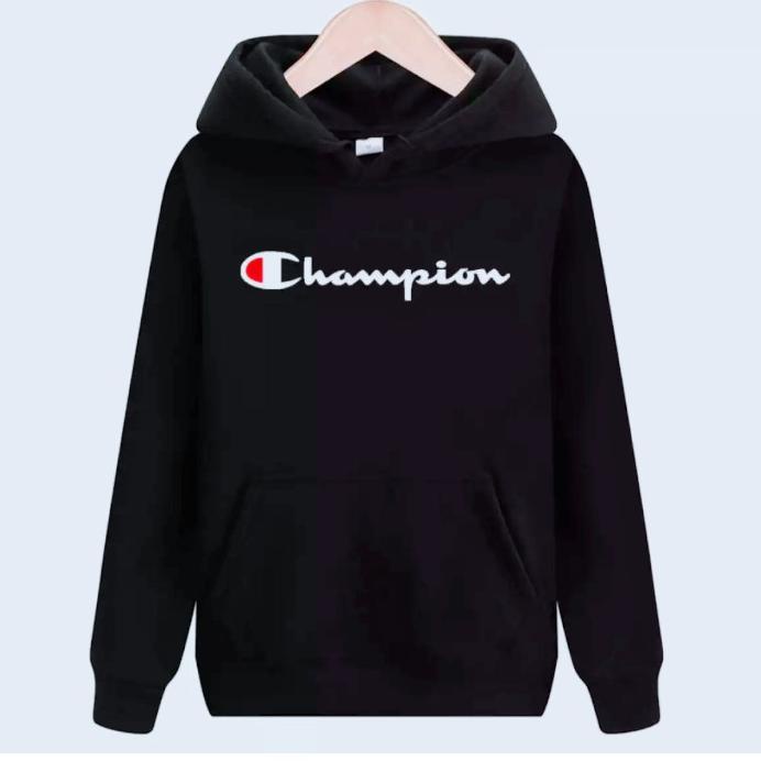 [KODE DLMBG] JAKET SWEATER HOODIE CHAMPIONS HITAM FULL BORDIR PREMIUM