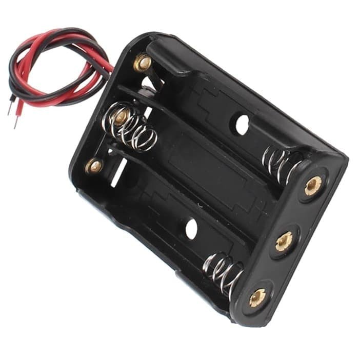 Kotak Baterai Holder 18650 Kapasitas 3 Baterai