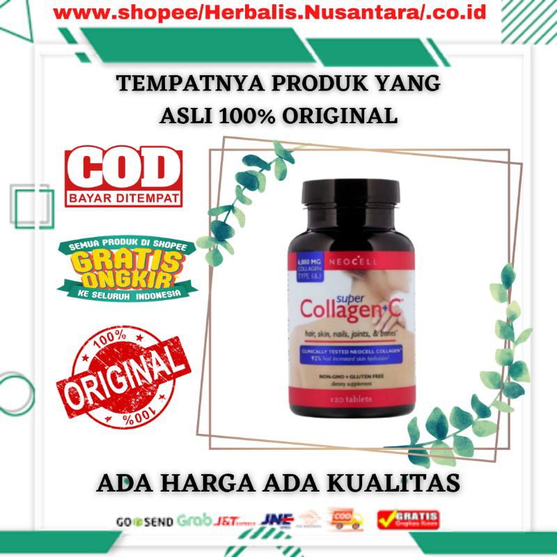 NEOCELL SUPER COLLAGEN +C 100% Original 120 Tablet
