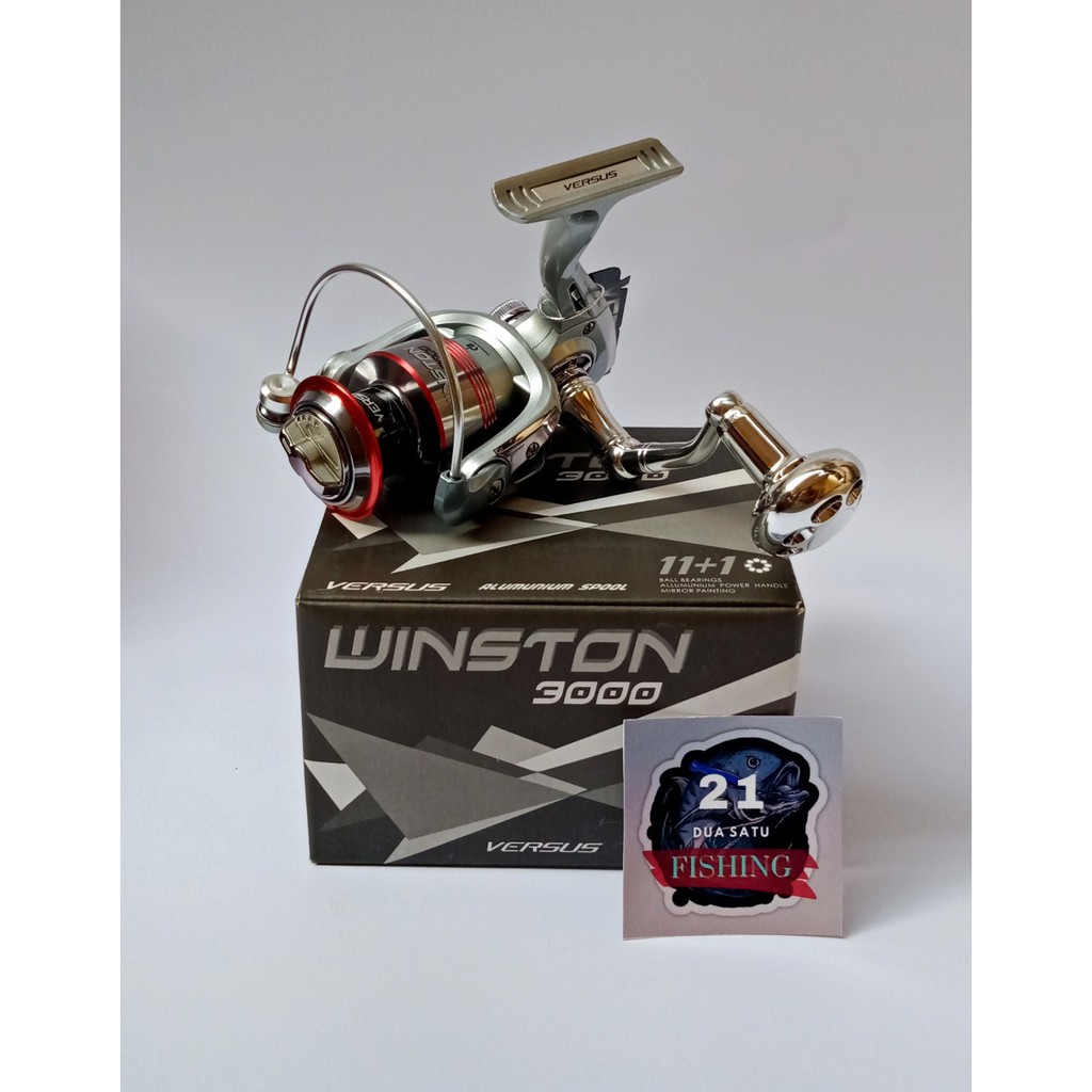 Gulungan Pancing Ril Rel Reel Versus SS WINSTON 12BB-3000-Rell Tangguh