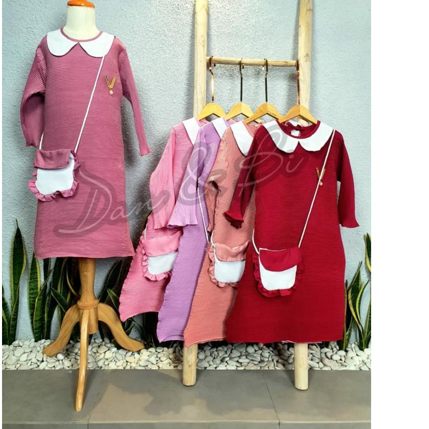 Dress Turun Naik Anak / Dress Turun Naik Viral / Baju Turun Naik Anak Viral / Baju Turun Naik Anak P