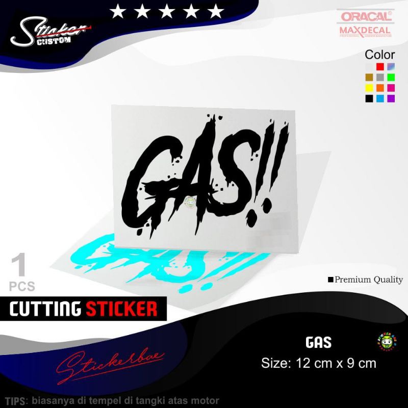 sticker cutting stiker gas stiker herex termurah