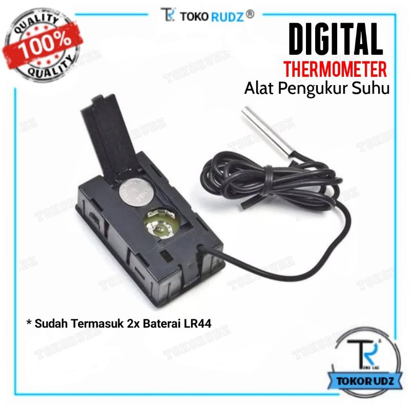 Termometer Digital Thermometer Temperatur Pengukur Suhu Waterproof Probe TPM10