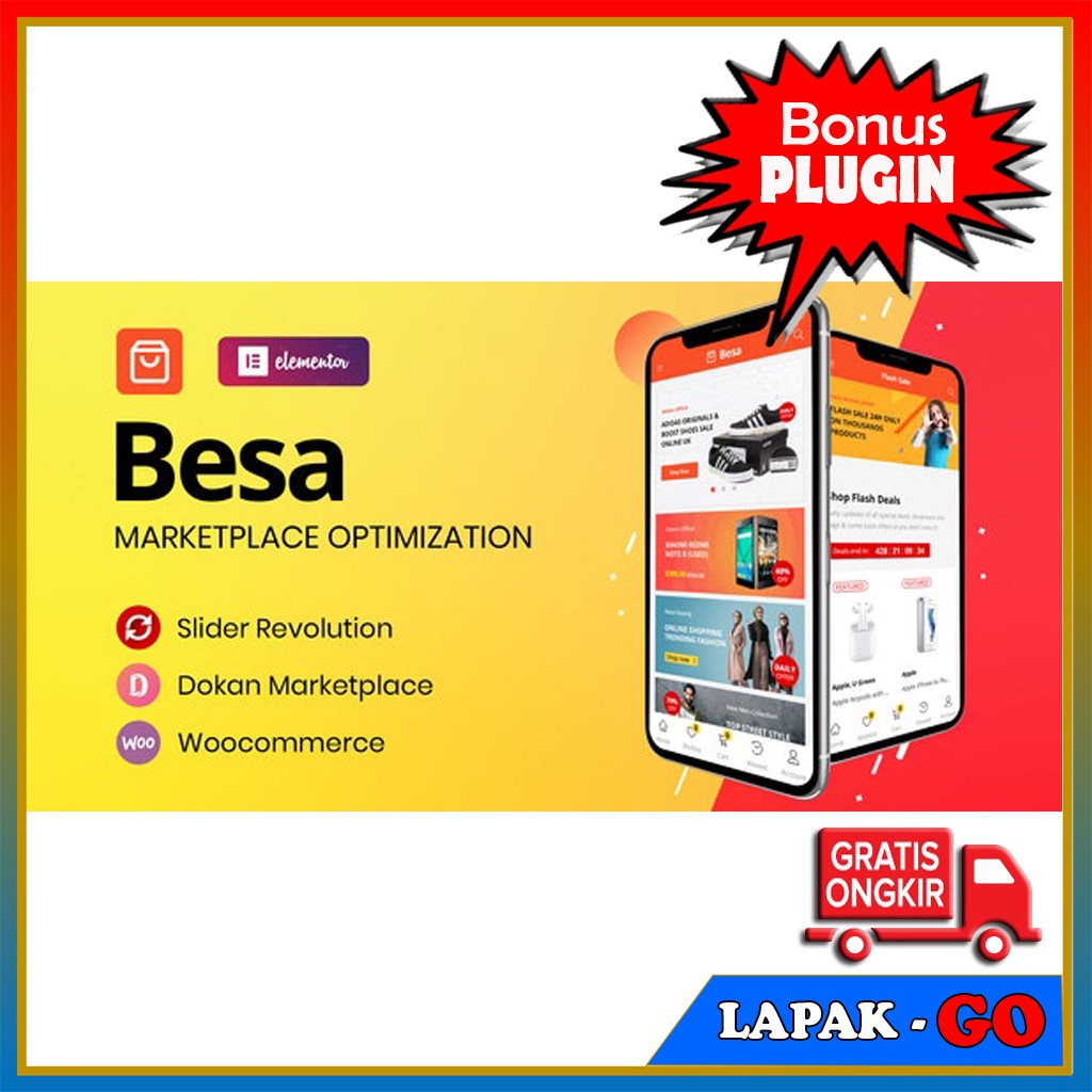 Template BESA – Elementor Marketplace | Premium Wordpress Template
