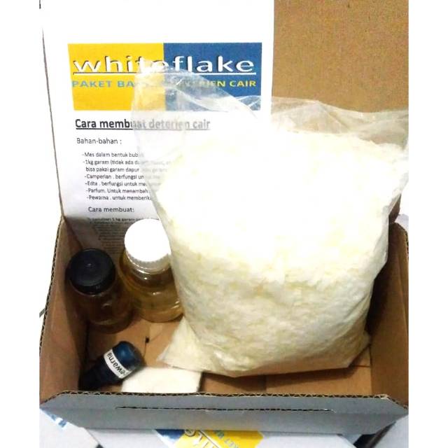 TERBARU PAKET BAHAN DETERJEN CAIR WHITEFLAKE DETERGEN TERBARU PAKET BAHAN DETERJEN CAIR WHITEFLAKE DETERGEN