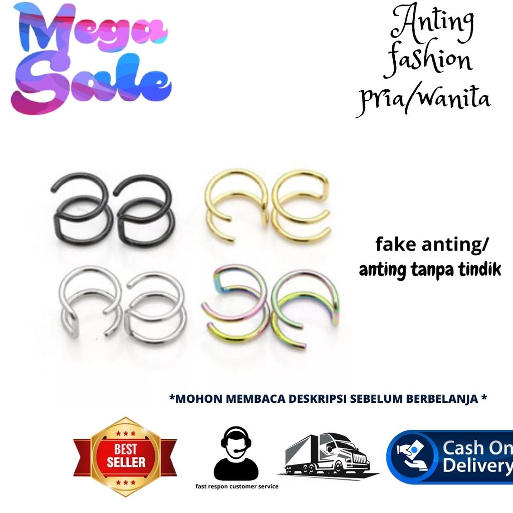 ANTING MAGNET,ANTING JEPIT,FAKE ANTING,ANTING PALSU SEPERTI ASLI,TAMPIL GAYA TANPA TINDIK,HARGA SUDAH UNTUK SATU PASANG