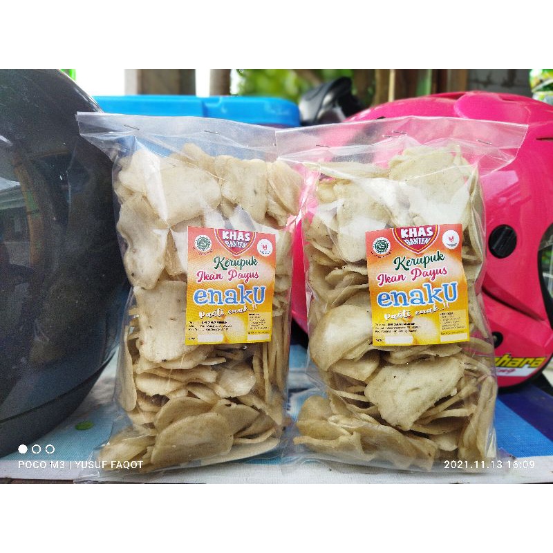

bontot kerupuk ikan payus