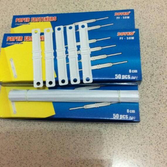 

*Banyak Peminat* Acco Plastik / Paper Fastener / Pengikat Kertas JOYKO PF-50W Penawaran Terbaik