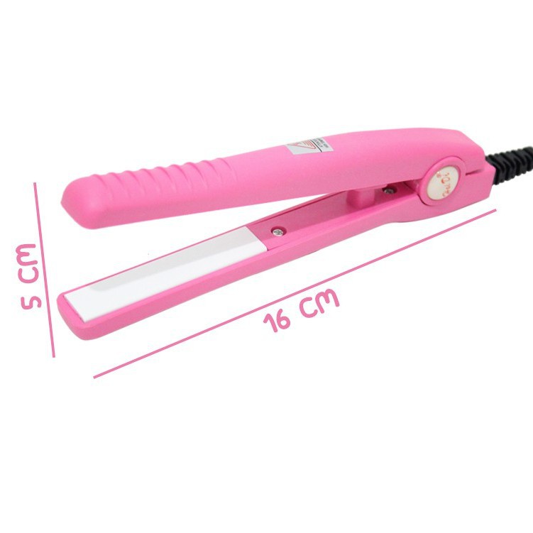 Catok Rambut 2In1 Portable Hair Straightener Iron For Travelling