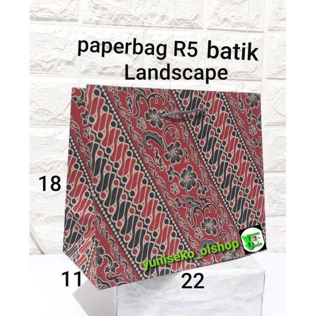 

Paperbag R5 Lanscape motif (22×12×18)