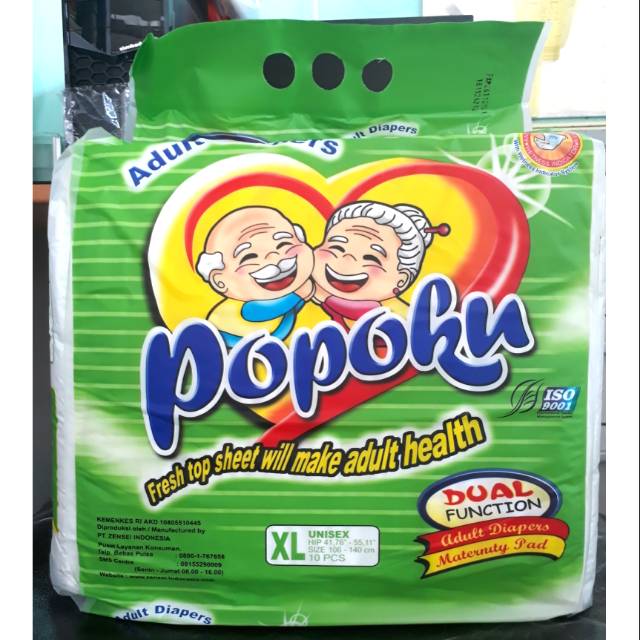 Popoku adult diapers XL10