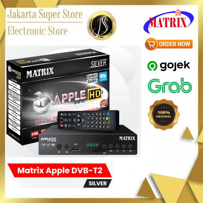 Matrix Apple Silver Dvb-T2 Set Top Box Receiver Digital Tv