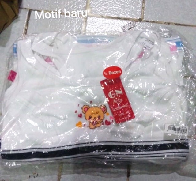 Miniset Anak Perempuan isi 6 Tanpa Cop Bra / Miniset Anak /Miniset Tanpa Cop Bra