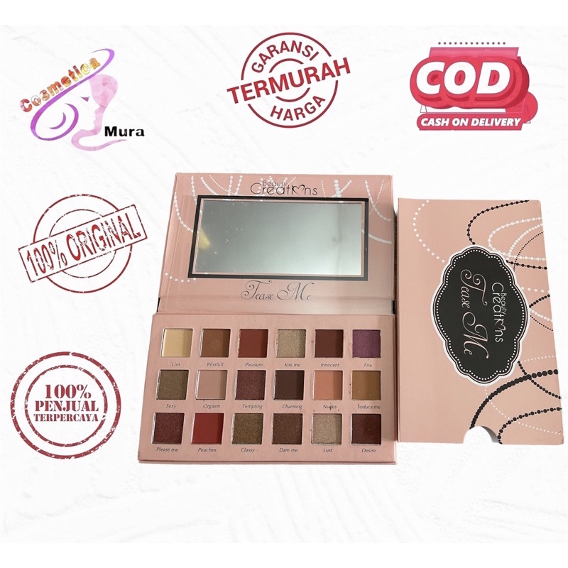 [ real pic ] Beauty teast me eyeshadow best seller / beauty tease me eyeshadow pallete