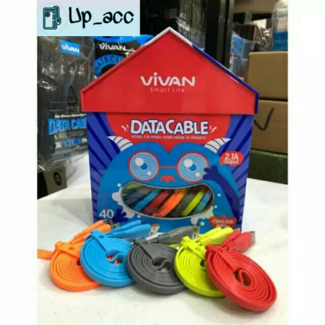 Kabel Data Vivan Micro CSM100 / Micro Usb Cable 2A 1Meter ANDROID