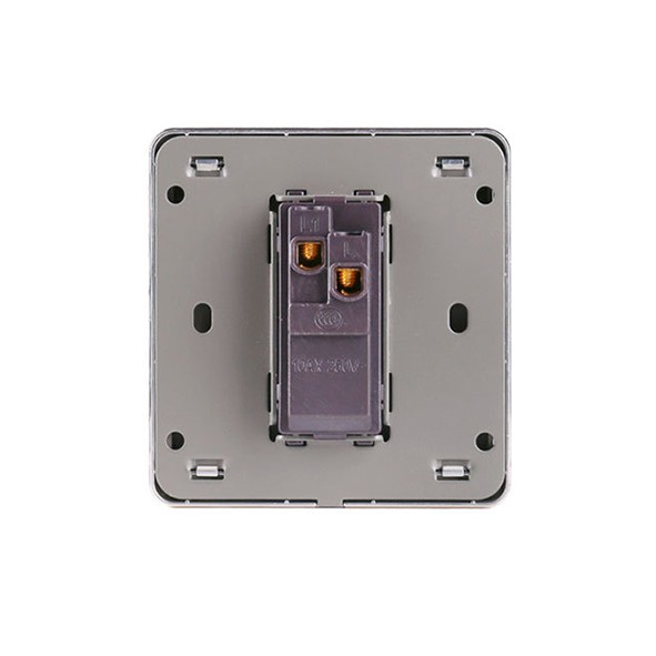 Saklar / Sakelar Lampu Emas Gold Brushed 1/2/3 Gang 1 Way Electrical Switch Stop Kontak USB