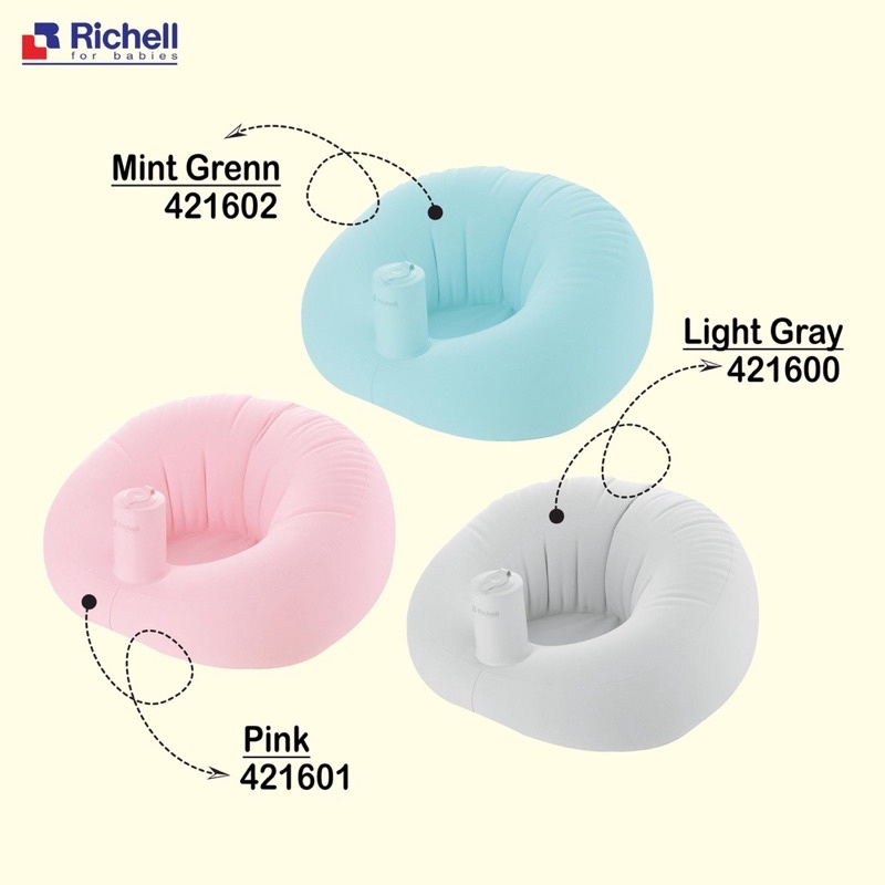 Richell airy soft baby sofa - sofa bayi
