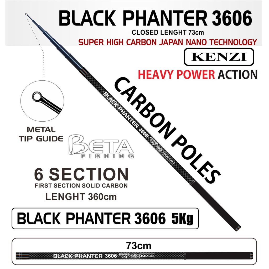 ROD JORAN TEGEK KENZI BLACK PANTHER 3606