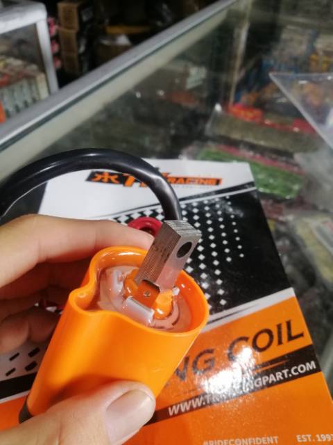 Koil Coil PENGAPIAN TK Racing Japan Original + Cangklong Tutup Busi Universal UNTUK Motor Karbu