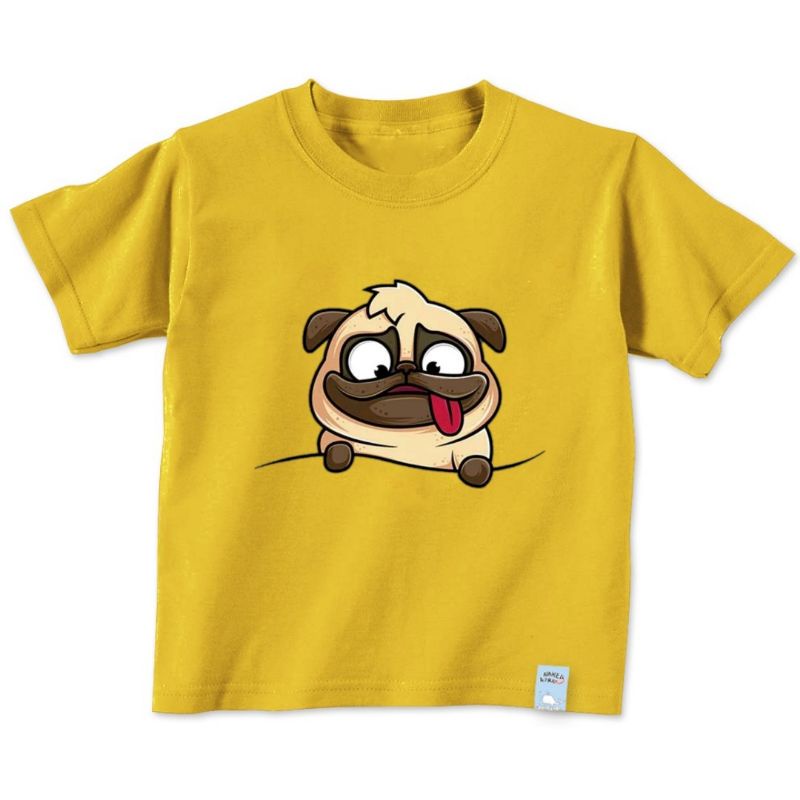 Baju Anak Gambar Doggy Pakaian Anak Kaos Anak Guk Pitbull Kaos Distro Anak Ideal Untuk Anak Usia 2 sampai 10Tahun