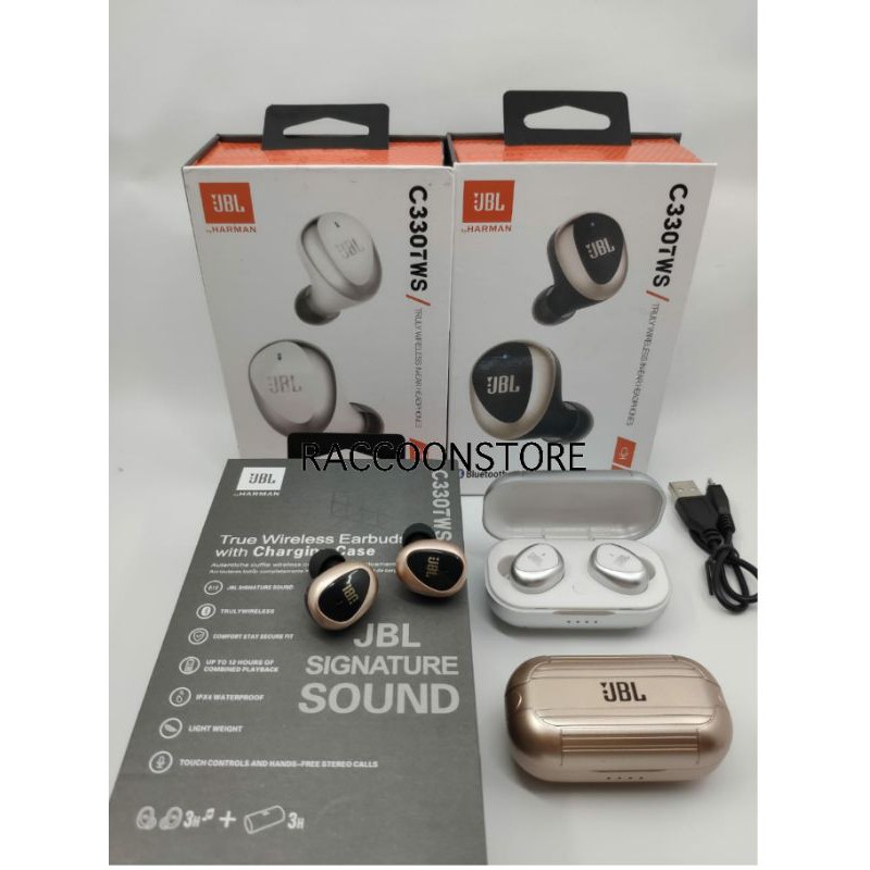 HEADSET BLUETOOTH JBL HEADSET EARPHONE WIRELESS JBL SUPERBASS EARBUDS