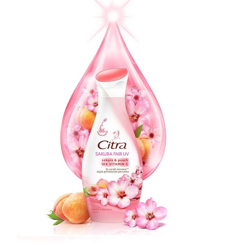 COD Citra Sakura Glow UV Hand And Body Lotion 120 ml