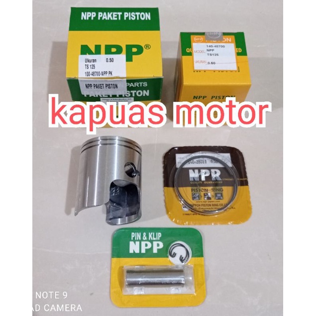 piston kit seher paket Suzuki ts 125 os std 25 50 75 100 125 150 175 200  original npp
