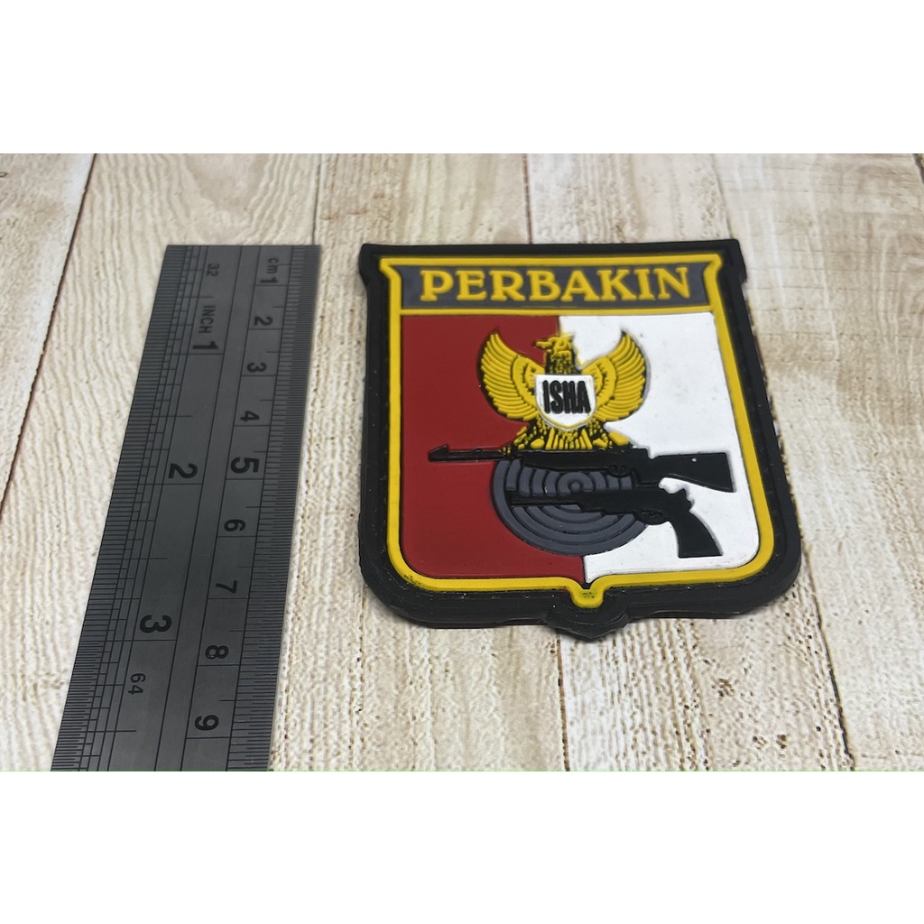 Patch Perbakin (Logo) - Patch Velcro Perbakin - Prepetan Perbakin Perisai - Velcro Karet