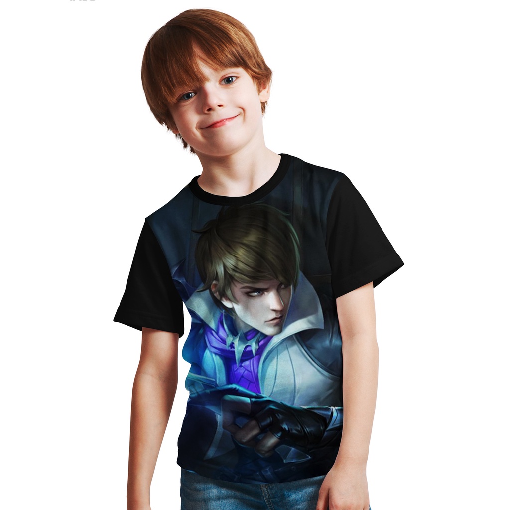 KAOS BAJU MOBILE LEGEND GUSION HERO MOBILE LEGEND / KAOS DISTRO ANAK GAME MOBILE LEGEND
