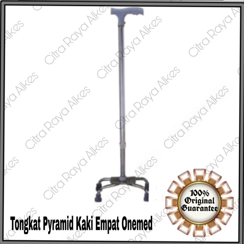 Jual Tongkat Pyramid Kaki 4 Onemed / Alat Bantu Jalan Indonesia|Shopee ...