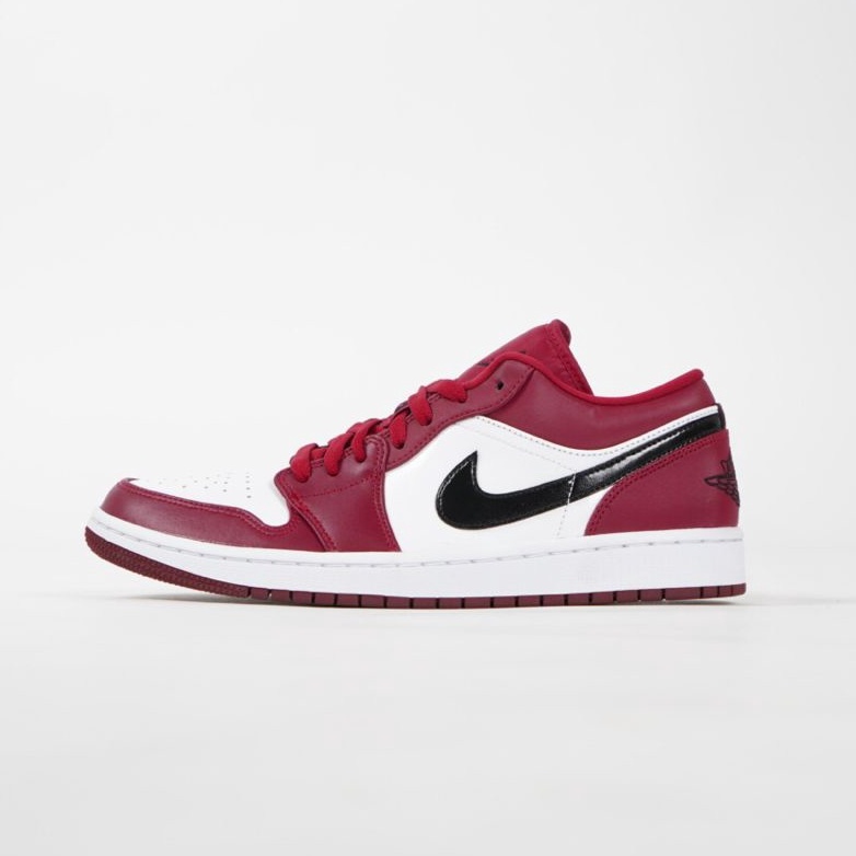 AIR JORDAN 1 LOW Noble Red/black-white Rounge Noble/Blanc/Noir