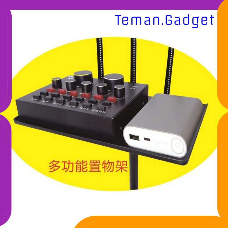 TG-BD085 Microphone Standing Holder Tripod with 3 x Smartphone Holder - NB04P