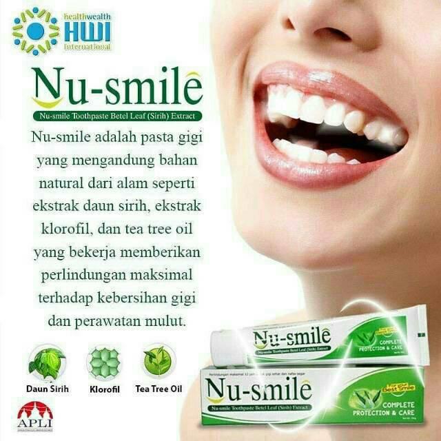 NU SMILE HWI ORIGINAL/NU SMILE ASLI HWI/PASTA GIGI HWI/ODOL