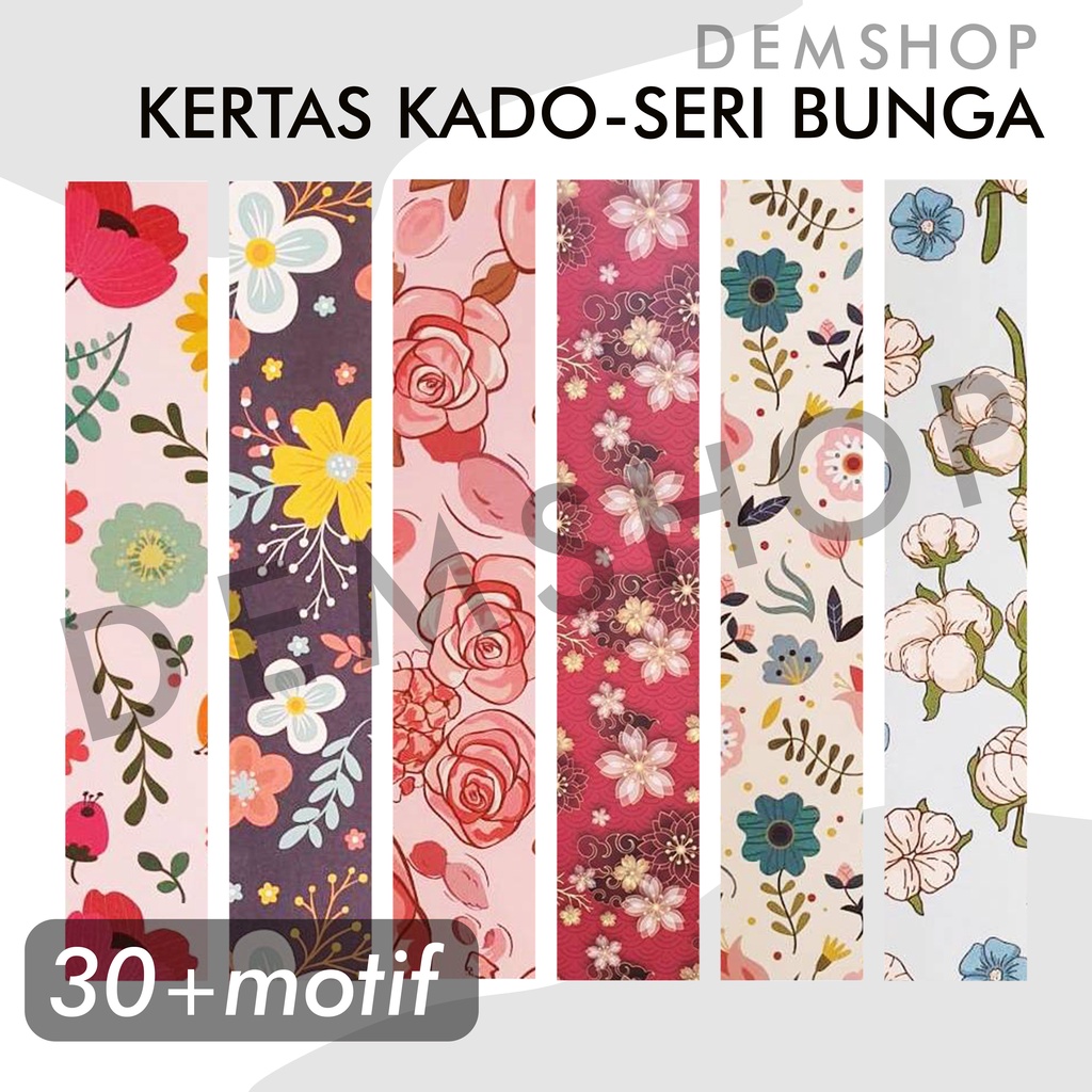 

Kertas Kado Sansan Wawa Seri Bunga Flora