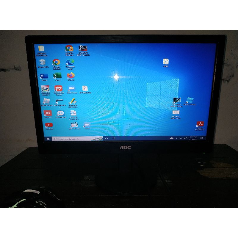 Monitor LED AOC E1670Sw 16 inch wide screen normal