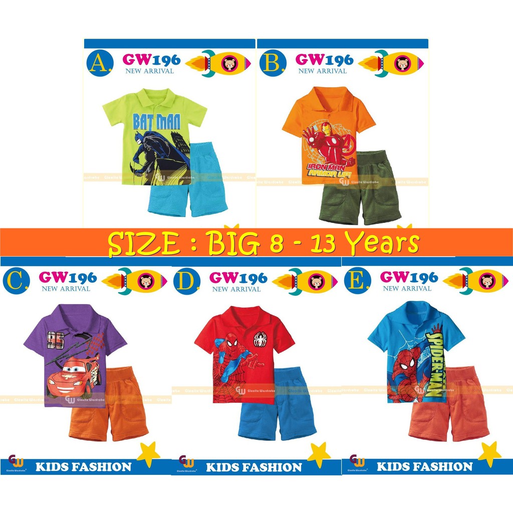 GW 196 BIG / BAJU ANAK / SETELAN ANAK