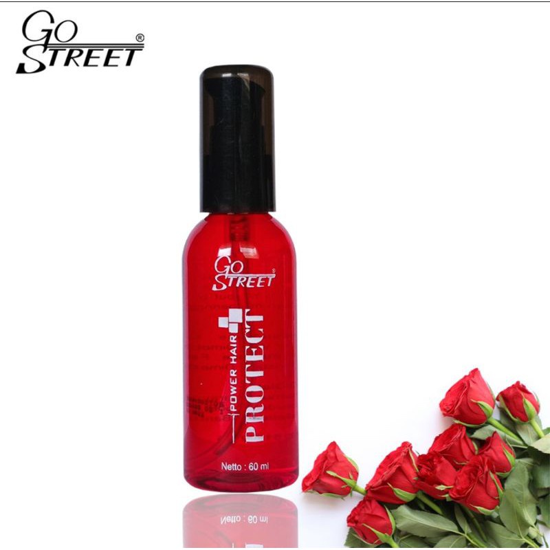 GO STREET Power Hair Protect Vitamin Rambut Kemasan 60 ML HAIR SERUM Rambut Rusak Serum Pewarnaan