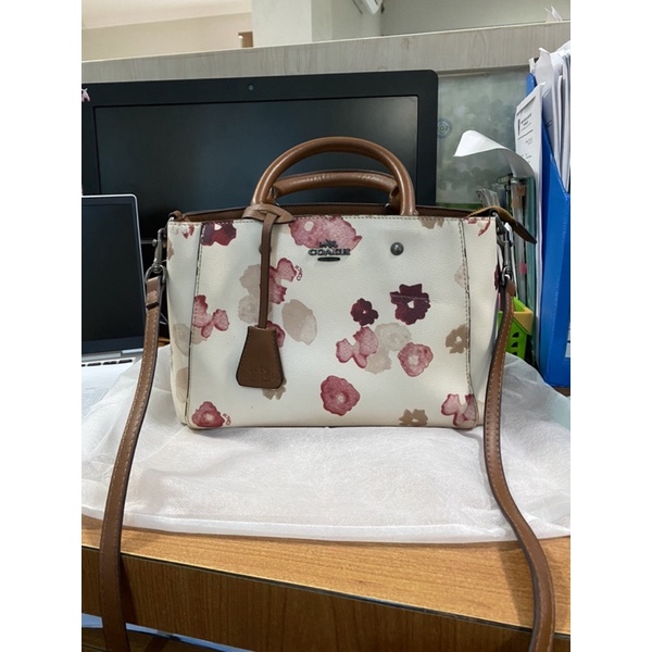 TAS TOTE/SLING COACH VINTAGE MOTIF BUNGA