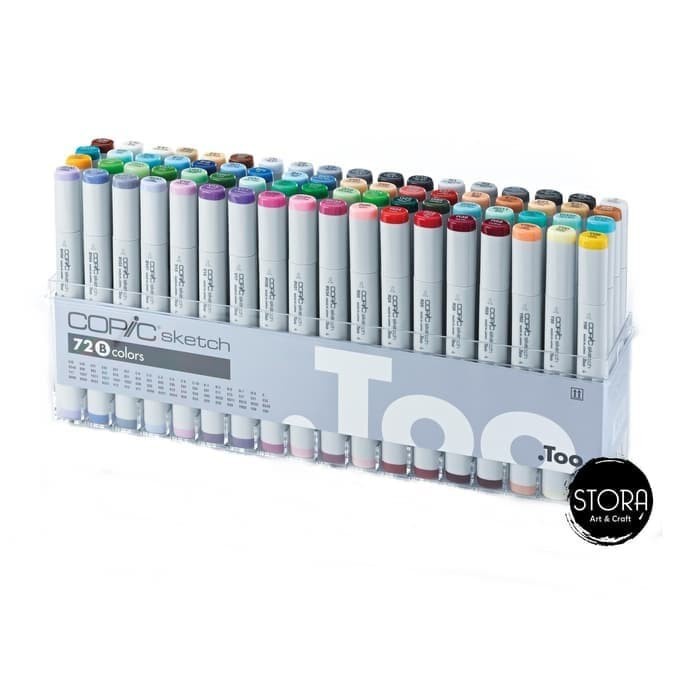 

(DISKON TERMURAH) COPIC SKETCH MARKERT SET 72 COLORS