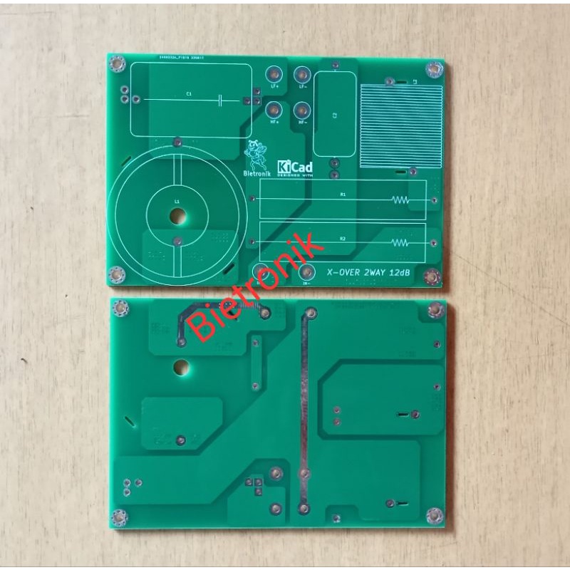 PCB CROSSOVER 2 WAY 12dB Dauble layer