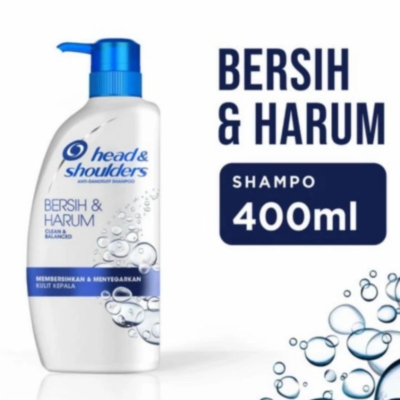 Head &amp; Shoulders  Shampoo Bersih Harum / Lemon Fresh / Cool Menthol 400ml