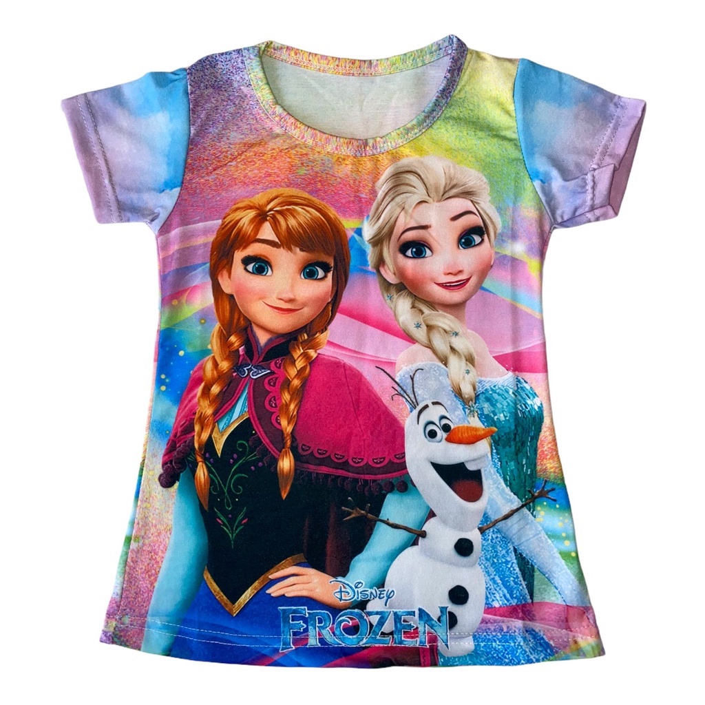 Dress anak perempuan Daster anak printing baju anak cewek motif Frozen