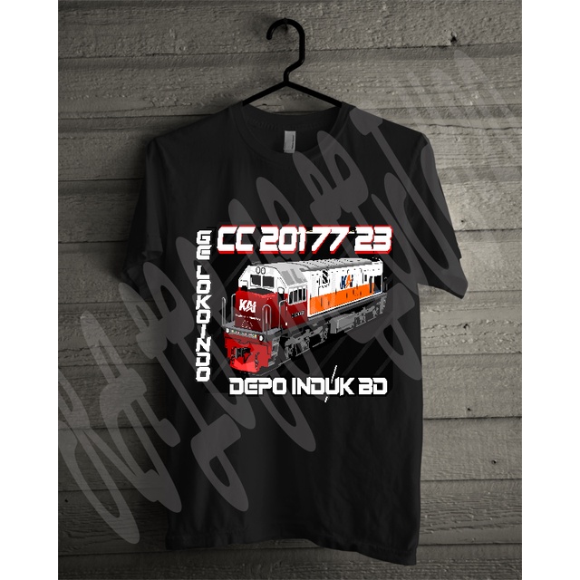 Kaos Kereta Api CC 201 77 BD