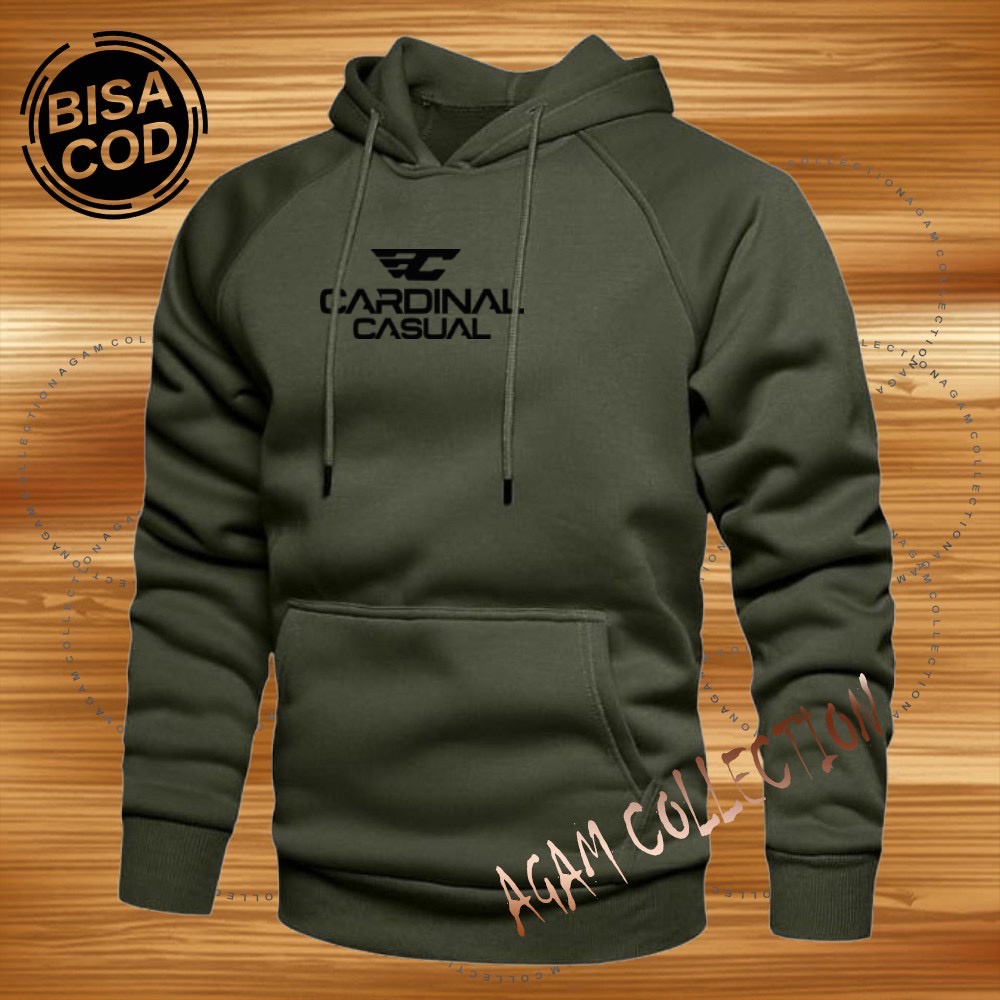 Sweater hoodie cardinal casual / jaket hoodie casual / hoodie pria wanita / jaket hoodie distro / hoodie ukuran jumbo