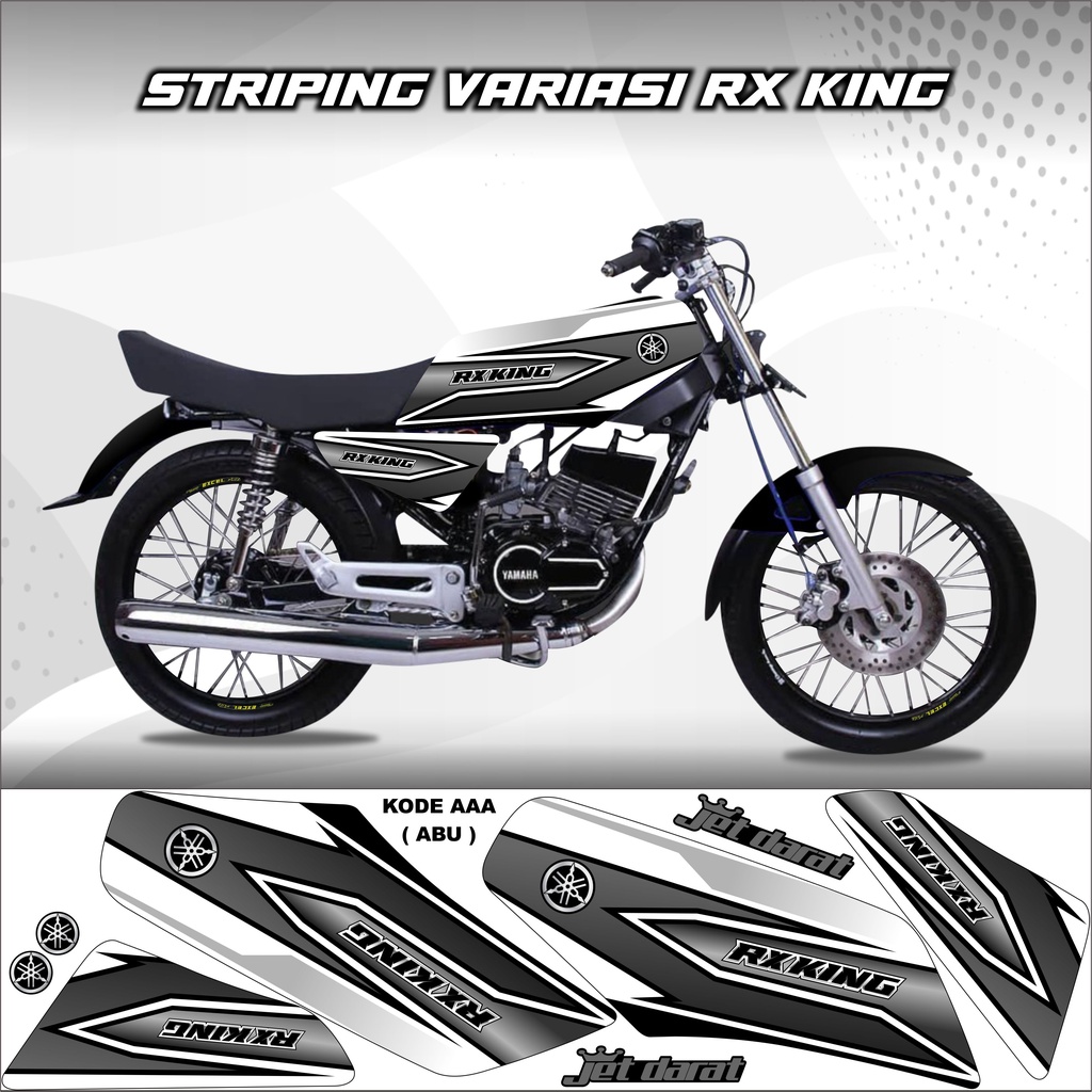 Sticker Rx King Variasi Stiker Striping Rx King Kode AAA