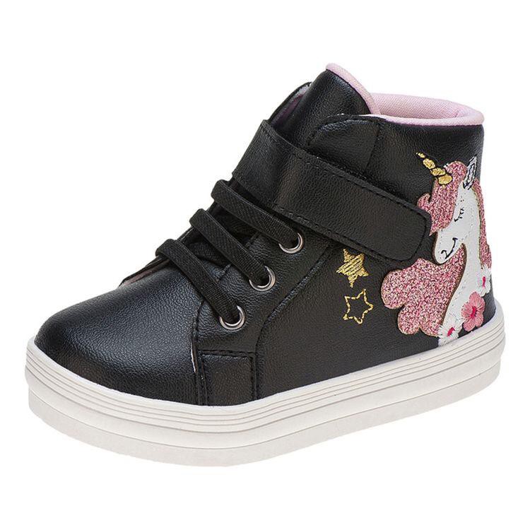 sepatu boot anak perempuan unicorn terbaru/sepatu anak perempuan umur 3 4 5 6 7 8 tahun