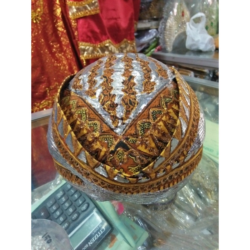 Blangkon jawa solo prada blok dewasa