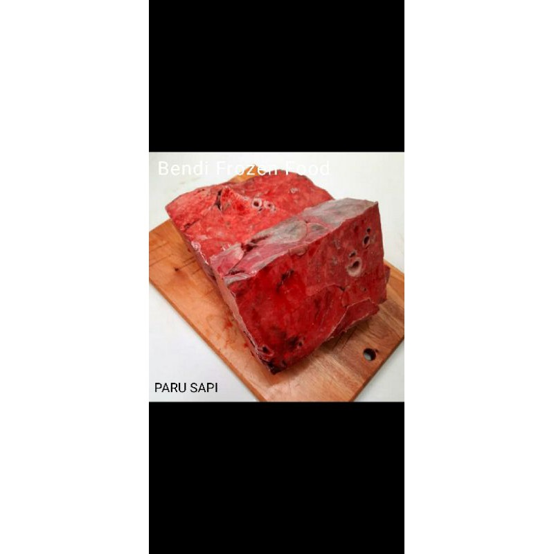 

Paru Sapi Import - Aust Beef Lung 1kg